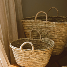 Lade das Bild in den Galerie-Viewer, Französische Markttasche aus Palmenblatt