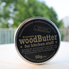 Lade das Bild in den Galerie-Viewer, woodButter - Pflegeöl aus Leinöl & Bienenwachs