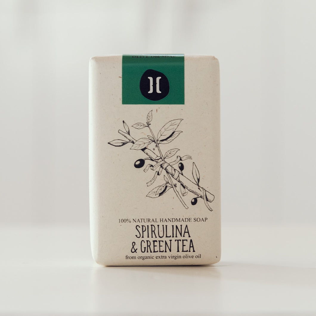 Spirulina & Green tea - Olivenölseife