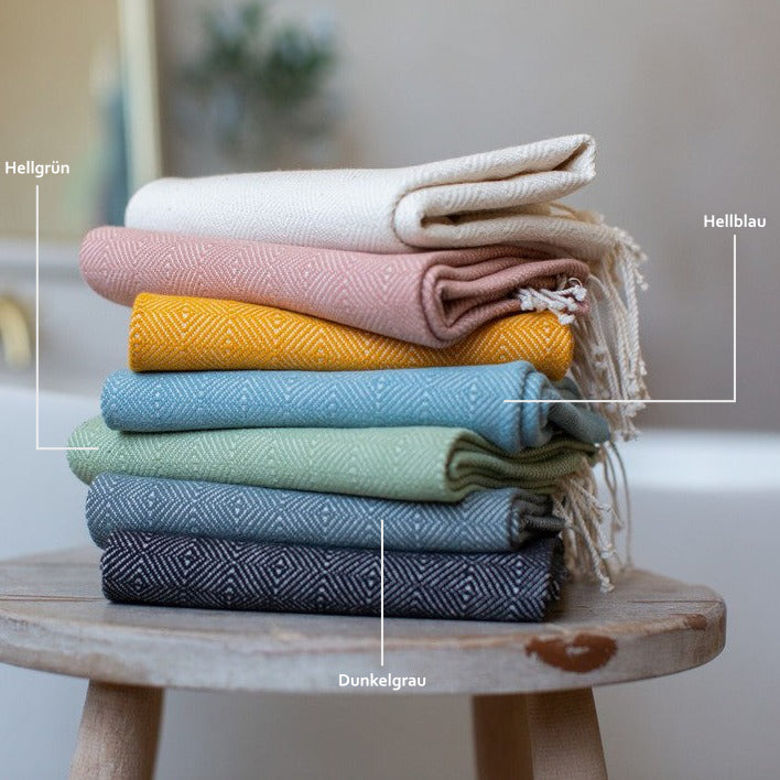Sienna - leichte Decke aus Baumwolle